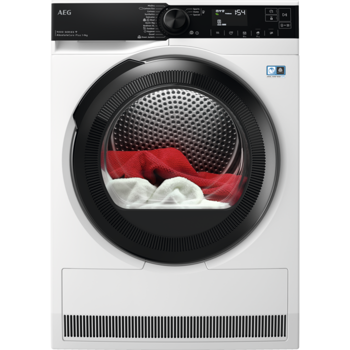 Trummelkuivati soojuspumbaga 9000-seeria AbsoluteCare® Plus 9 kg