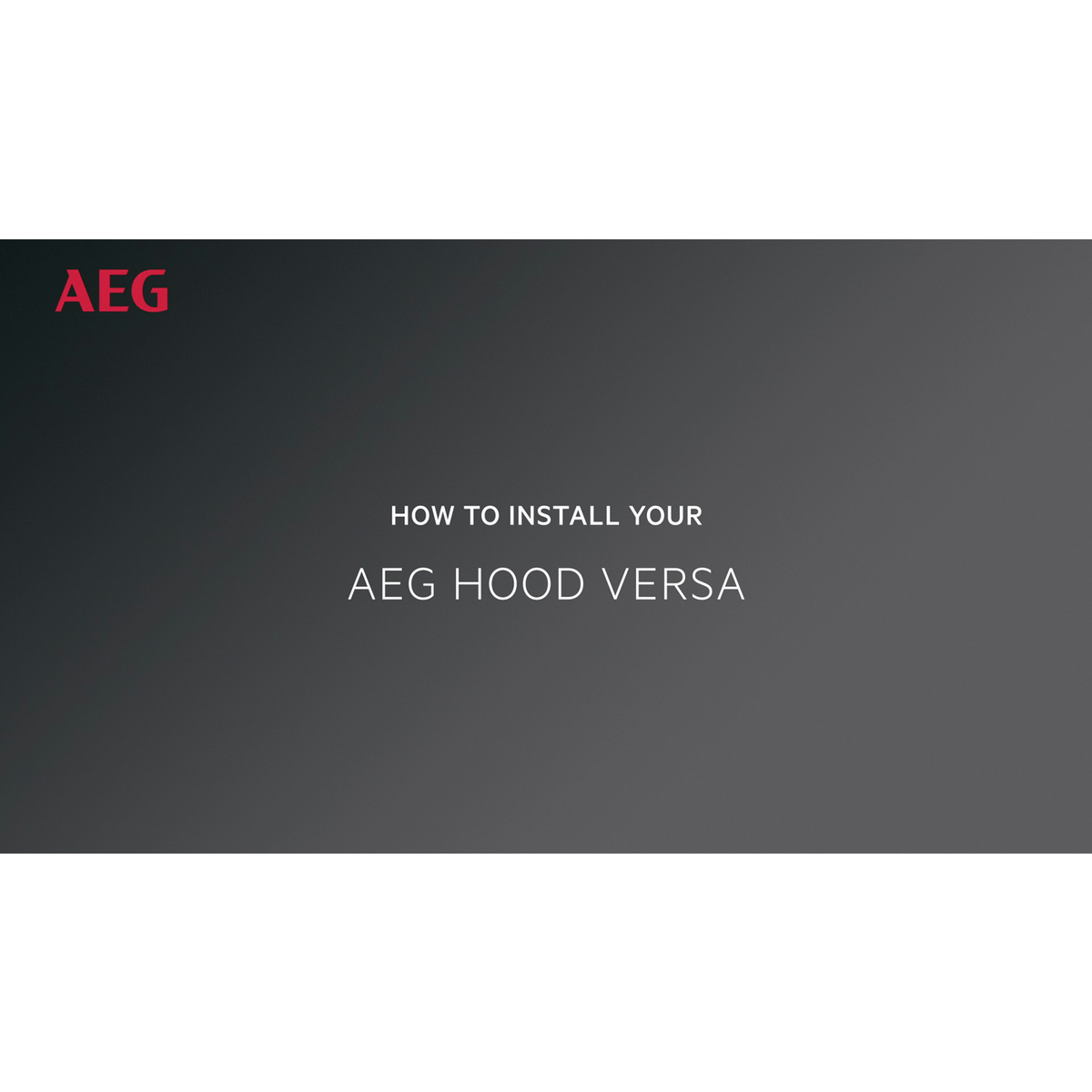 AEG - Integreeritav õhupuhasti - DPB3632S