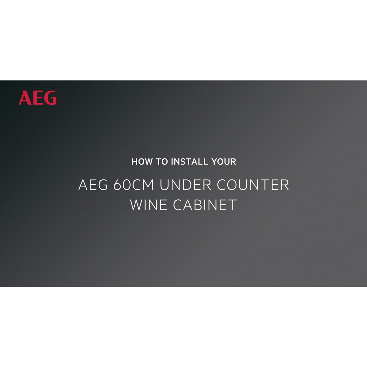 AEG - Väike külmkapp - NSW8D826GT