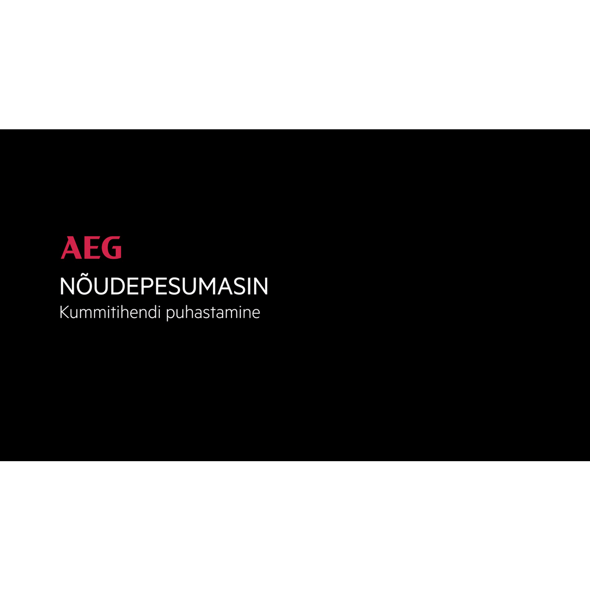 AEG - Nõudepesumasin 60 cm - FFB74917ZM