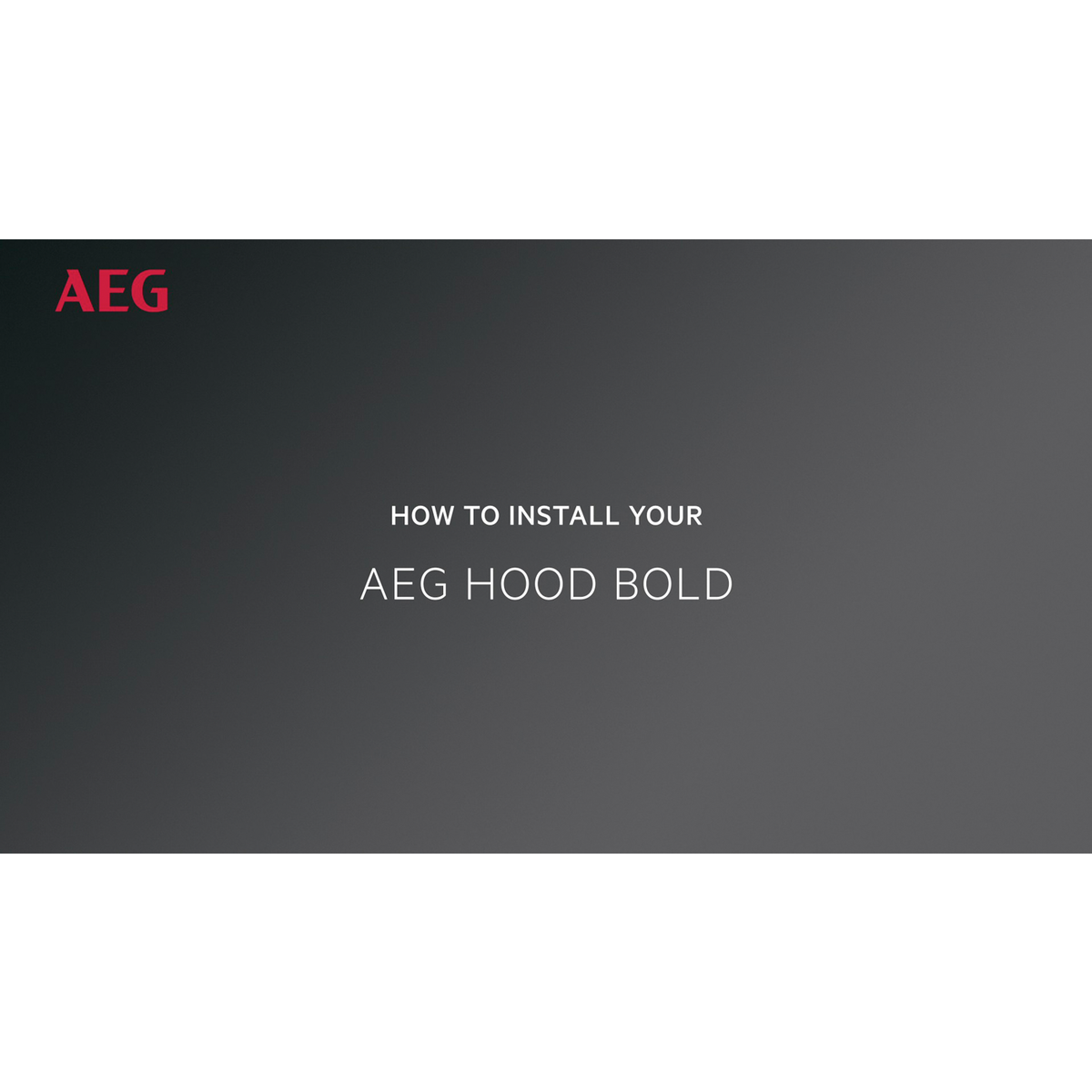 AEG - Integreeritav õhupuhasti - DGE5861HM