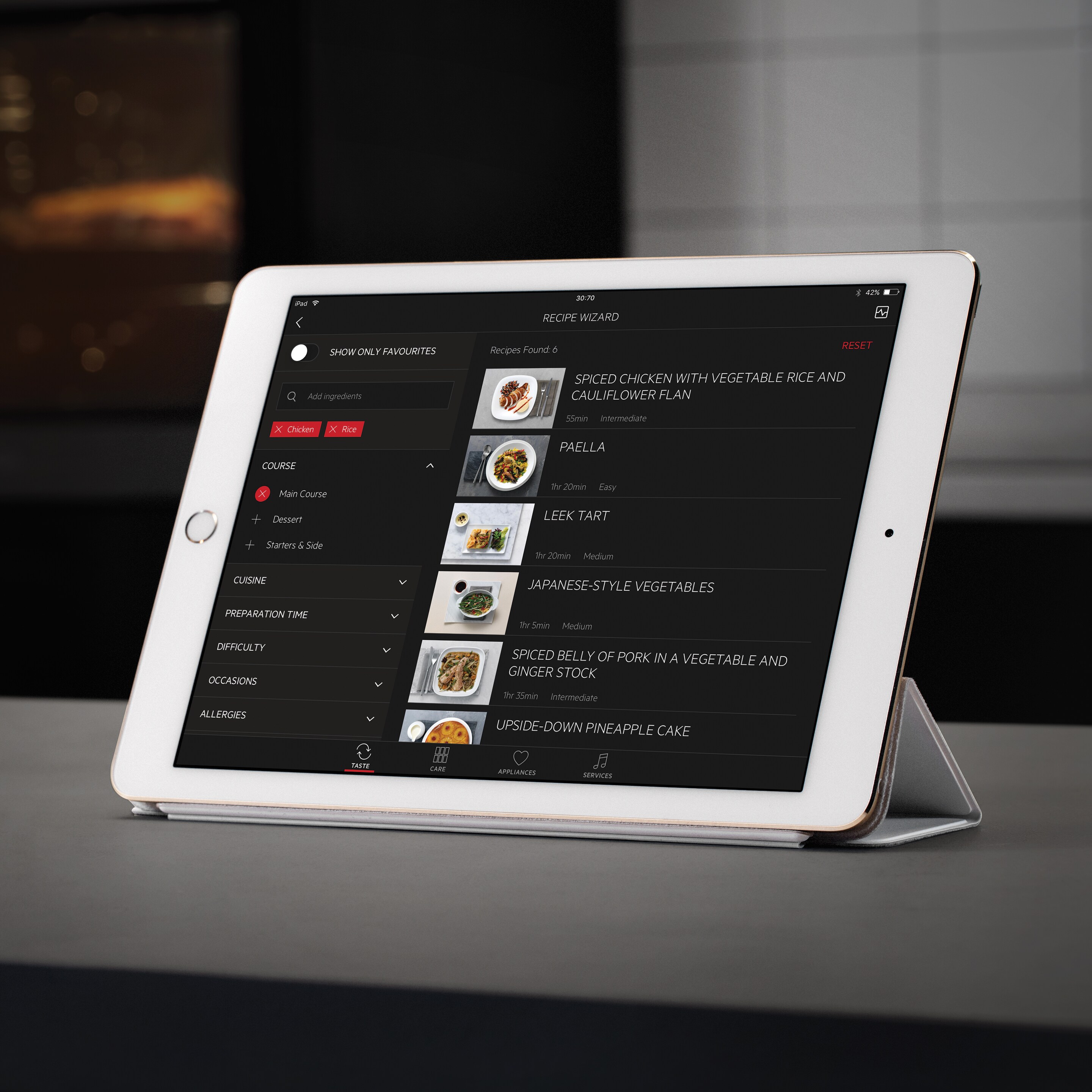 My AEG äpp iPadis