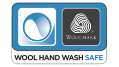 Woolmark Blue hooldussilt