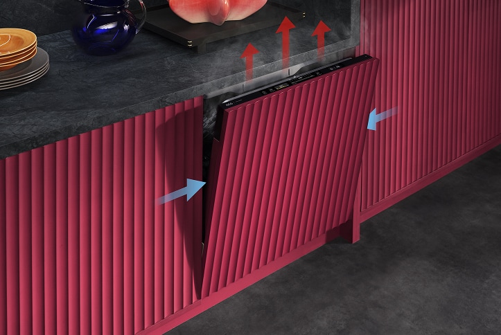 Fully integrated dishwashers